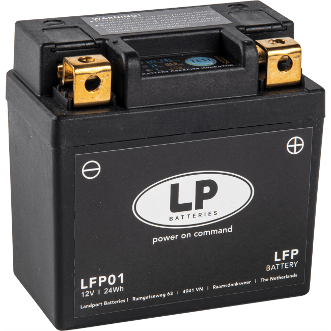 LP Lithium LiFePo4 starter battery 24Wh