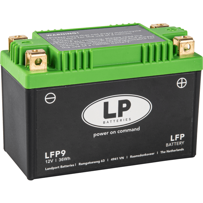 LP Lithium LiFePo4 starter battery 36Wh