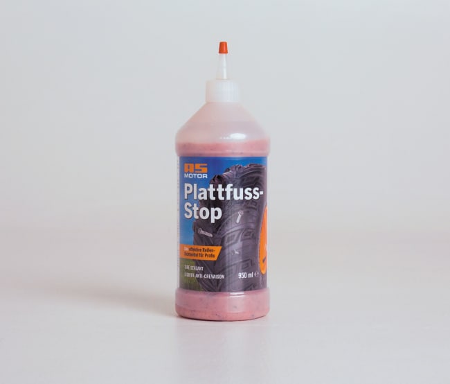 Tyre sealant Plattfuss-Stop 950 ml (Filling quantities in Service-Information General parts-and-more