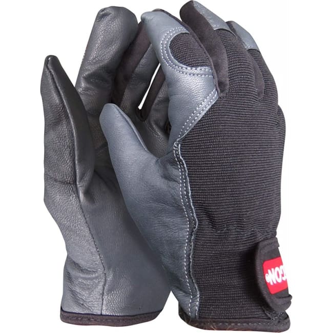 Arbeidshansker Skinn/4W-Stretch str. M/9