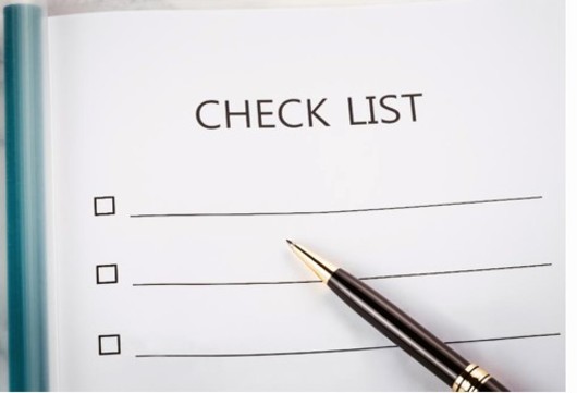 checklist banner