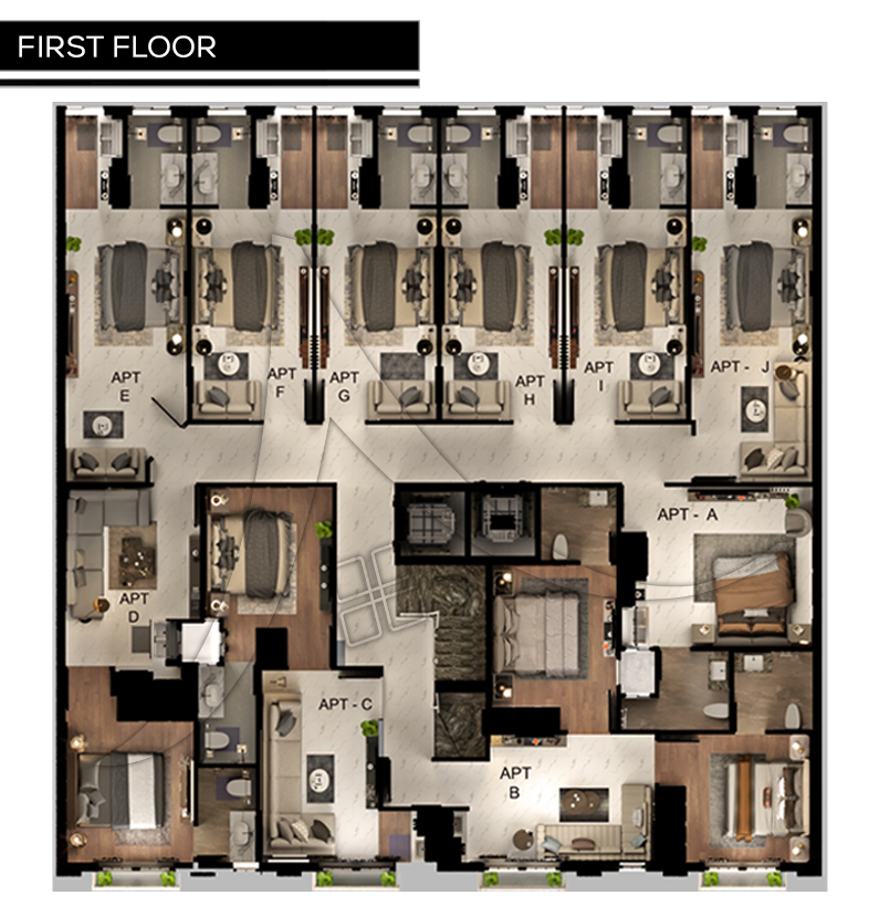 Madina Heights 1 floor