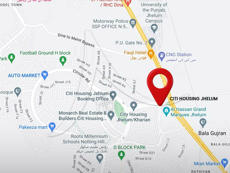 citi housing map