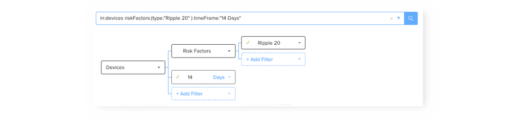 Simple query to identify impacted devices