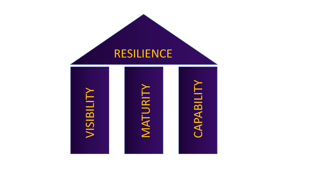 Cyber Maturity Resilience diagram