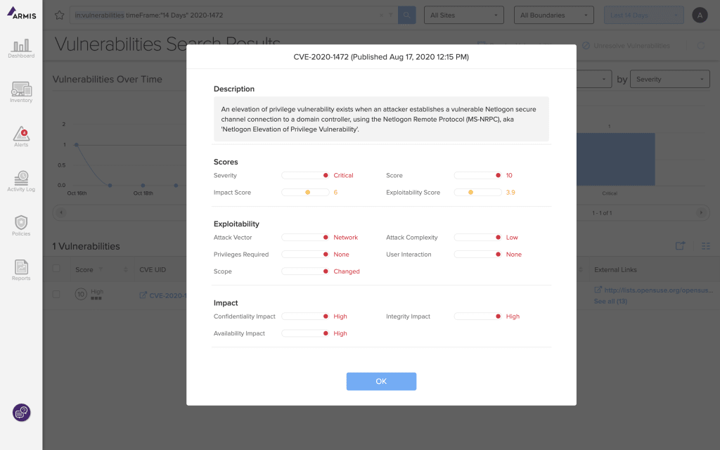 AVM vulnerability search result - CVE detail