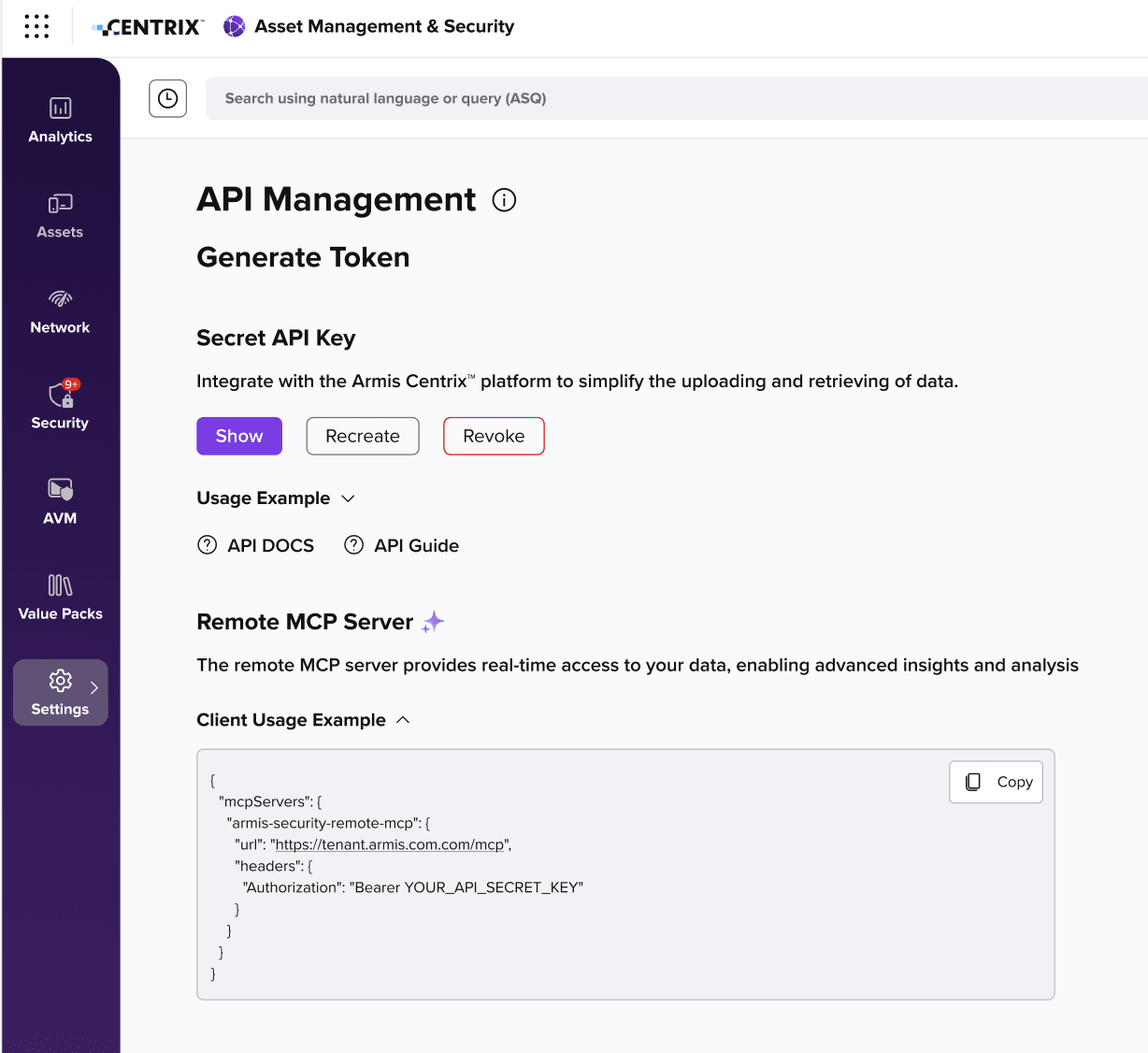 Armis Centrix™ release v25.3 - Armis MCP Server
