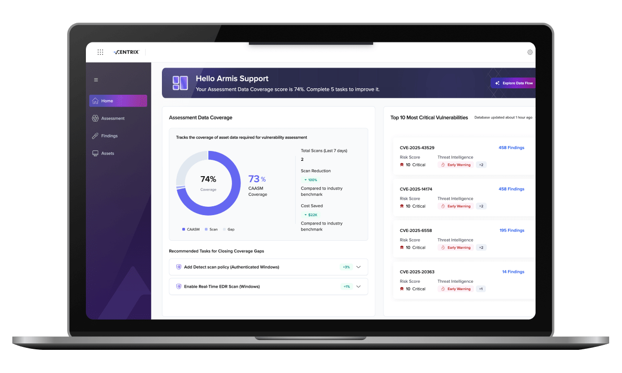 Centrix Jlabels Armis Centrix™ for Vulnerability Management Detection and Response | Armis