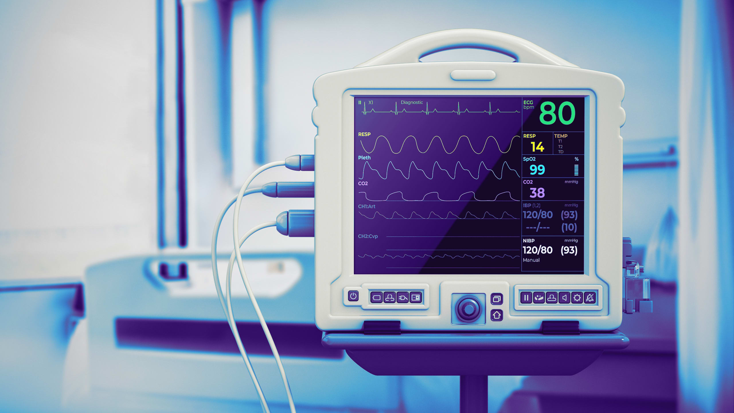 hospital heart monitor