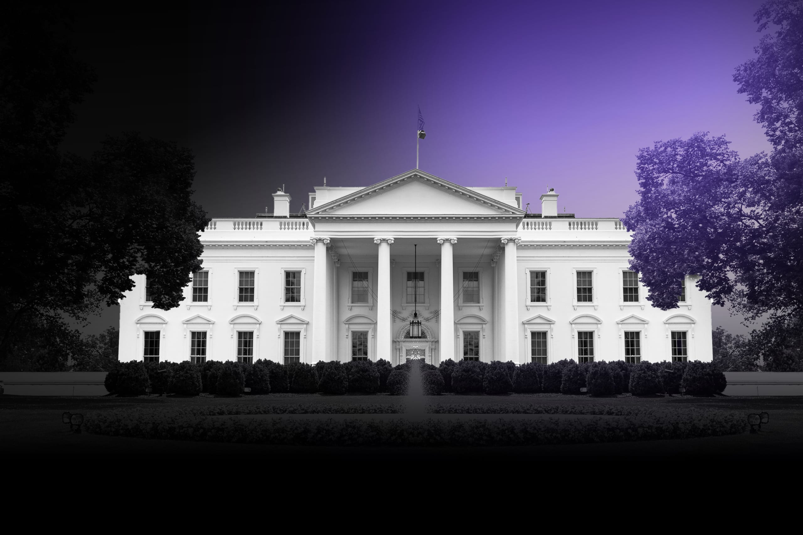US White House front view