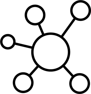 network hub icon black
