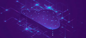 Cloud computing technology concept