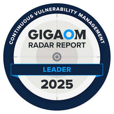 2025 GigaOm Radar for Continuous Vulnerability Management (CVM) leader badge