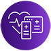 purple circle white product icon - mds