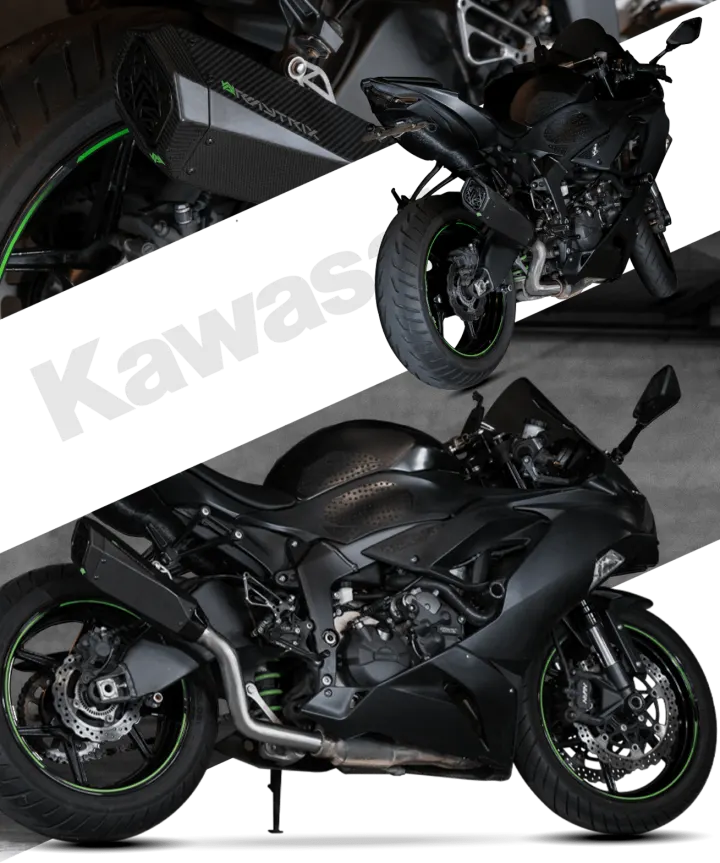 Kawasaki Ninja ZX-6R ARMYTRIX Full exhaust system Kawasaki Ninja ZX-6R ARMYTRIX Full exhaust system