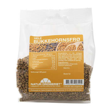 Bukkehornsfrø hele (Trigonella foenum graecum) 200g