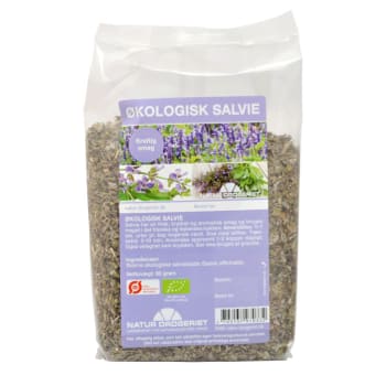 Salvie (Salvia officinalis), økologisk 90g Tørket urt