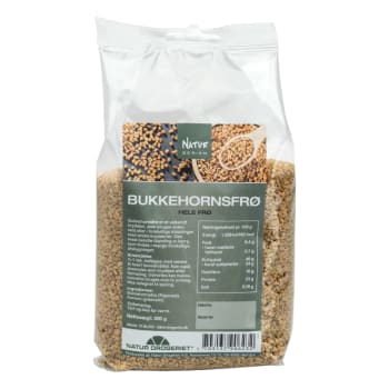 Bukkehornsfrø hele (Trigonella foenum graecum) 500g