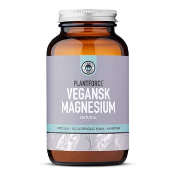 Plantforce Vegansk Magnesium Naturell 150g Pulver