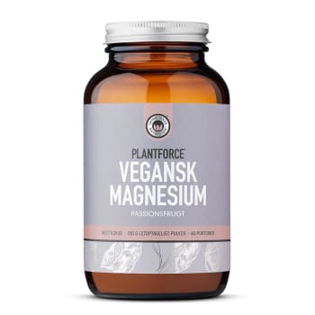 Plantforce Vegansk Magnesium Pasjonsfrukt 150g Pulver