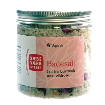 Badesalt med villrose, økologisk 200g