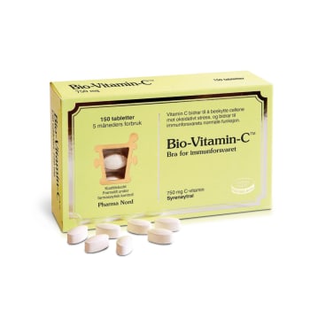 Bio-C-Vitamin 750mg 150 Tabletter