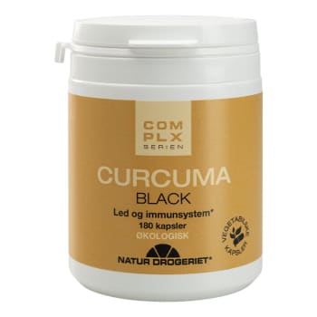 Curcuma Black 490mg Økologisk 180 Kapsler
