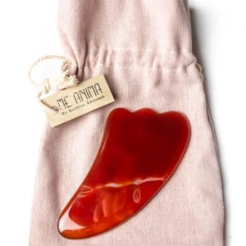 Gua Sha Karneol, massasjeverktøy 1 Stk