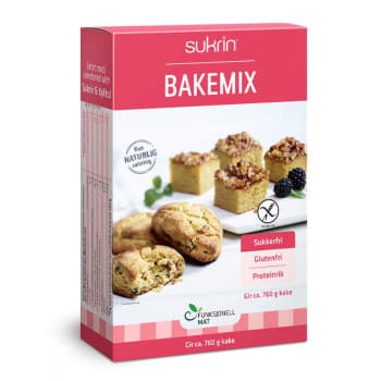 Sukrin Bakemix, glutenfri 340g