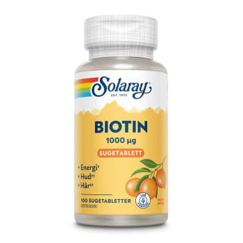 Solaray Biotin 1000μg 100 sugetabletter