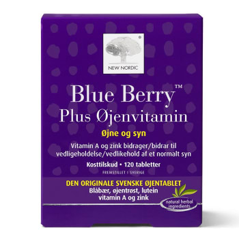 Blue Berry™  Plus Øjenvitamin 120 tabletter