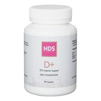 NDS® Vitamin D+, foodstate 90 kapsler