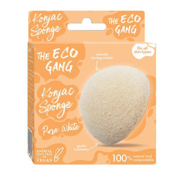 Eco Gang Konjac svamp Pure White