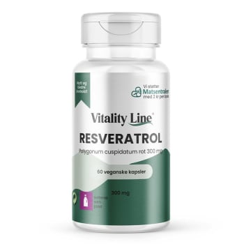 Vitality Line Resveratrol 60 kapsler