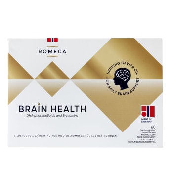 Romega Brain Health, 60 kapsler