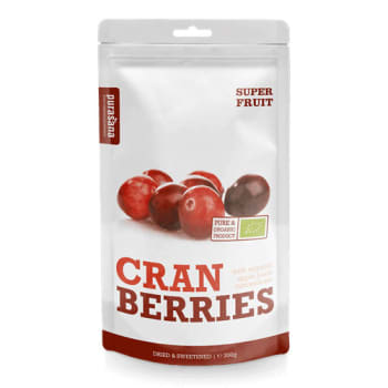 Cranberries (tranebær) tørket, økologisk 200g