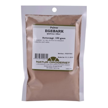 Eikebark (Egebark, quercus robor) 100g Pulver
