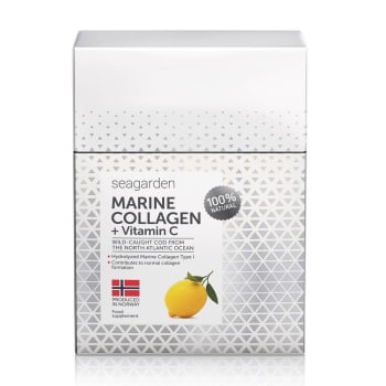 Marine Collagen  + Vitamin C, sitron 150g, 30 stk Porsjonsposer