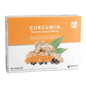 Curcumin, 500mg 60 Kapsler