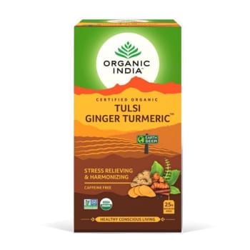 Tulsi Ginger Turmeric Tea Øko 25 teposer