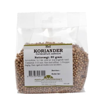 Koriander, hel (Coriandrum sativum) 80g