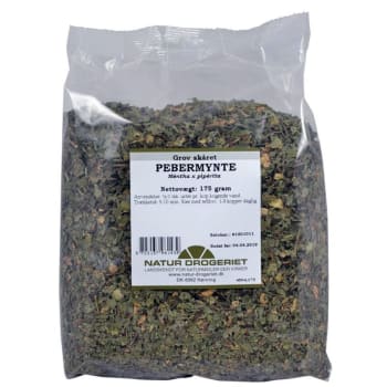 Peppermynte (Mentha piperita) Grovt skåret 175g Urt