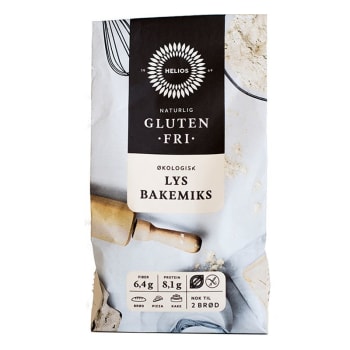 Helios Glutenfri Lys Bakemiks øko 600g