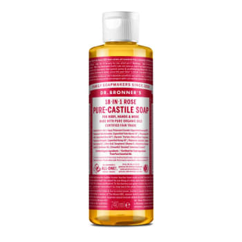 Pure Castile Liquid Soap Rose ØKO 240ml