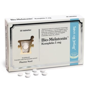 Bio-Melatonin Kompleks Søvn 1mg, 30 Tabletter