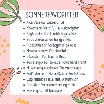 Sommerfavoritter