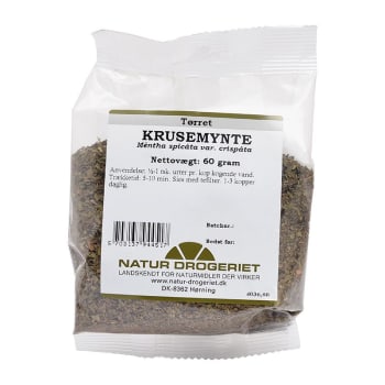 Spearmint/Krusemynte (Mentha spicata) 60g tørket Urt