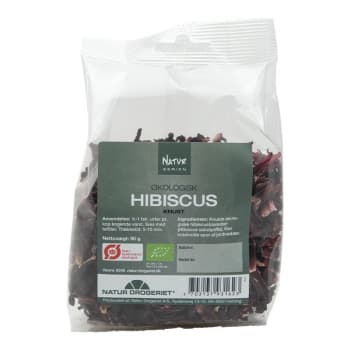 Hibiscusblomst (Sabdariffa) øko 90g, knust