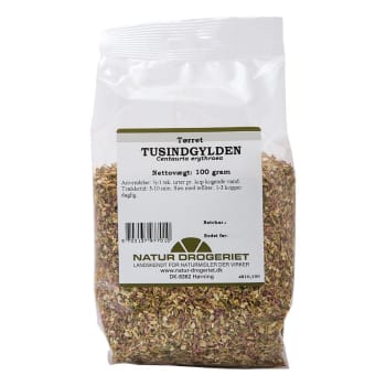 Skjermgylden (Tusingylden, Centauria erythraea) 100g tørket urt.