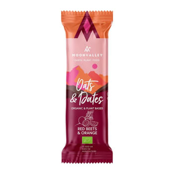 Moonvalley Oats & Dates Bar - Red beetroot Citrus 50g øko